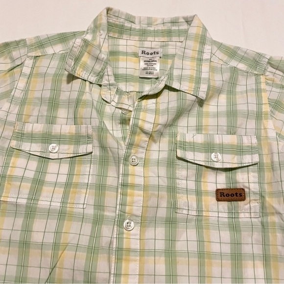 Roots Button Up Tshirt Kids 5T Shirt - Picture 2 of 16